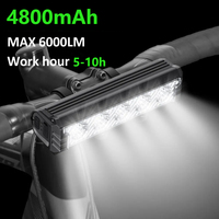 VASTFIRE Bicycle Light Front 2600Lumen Bike Light 5Modes Waterproof Flashlight USB Charging MTB Road Cycling Lamp Accessories