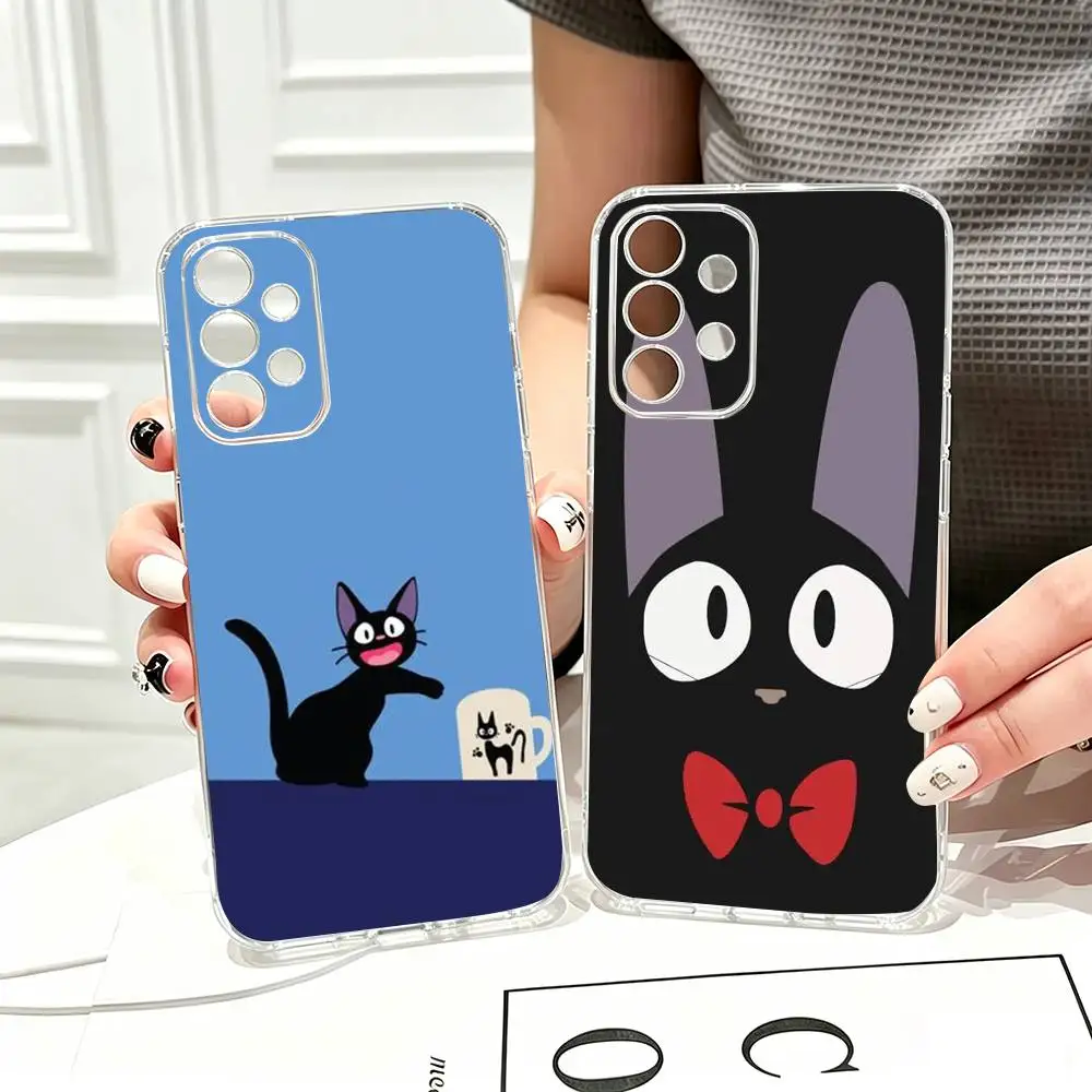 K-Kikis Delivery S-Service Jiji  Phone Case Transparent Silicone Soft For Samsung S25,S24,S21,S22,S23,S30,Ultra,S20,Plus,Fe