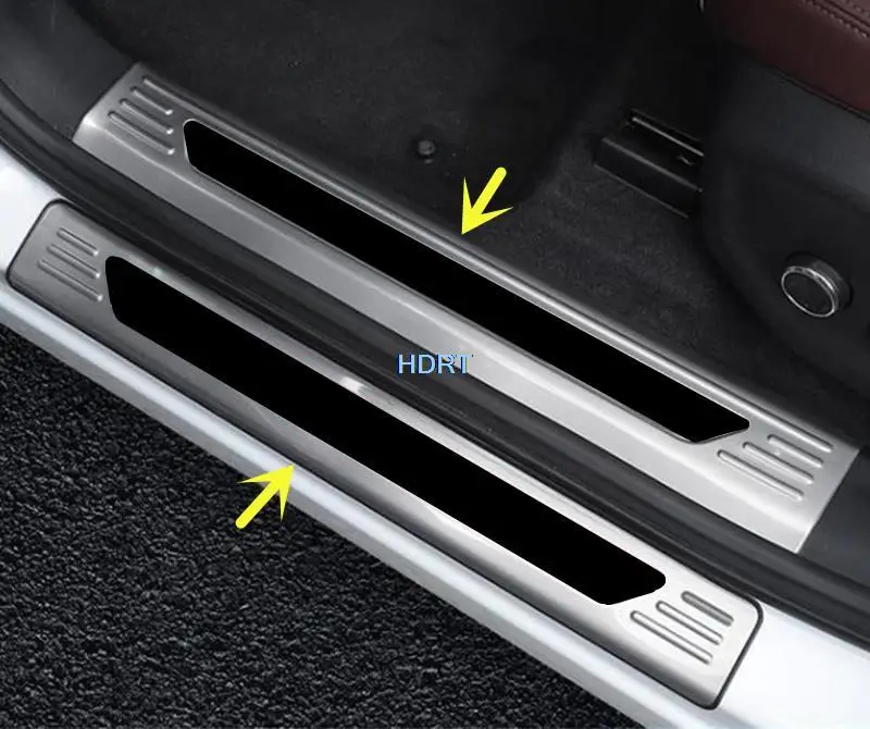 Car Styling Door Sill Cover Threshold Protector Panel Trim Frame For Geely Xingyue L Monjaro KX11 2022 + Accessories Auto Modify