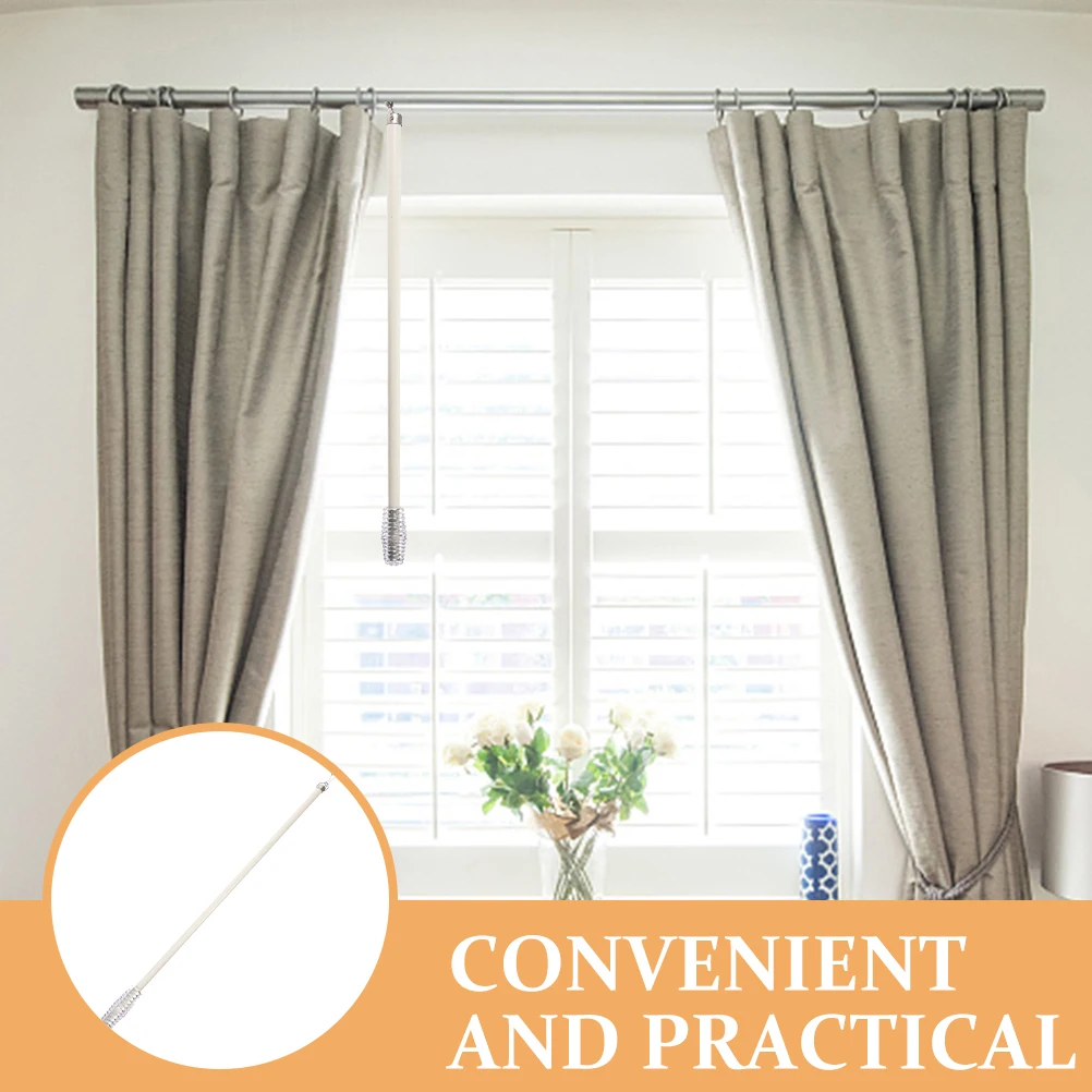 

Curtain Track 60cm Aluminum Rod For Curtain Manual Sliding Drapery Pull W Lightweight Easy Use Modern Hardware