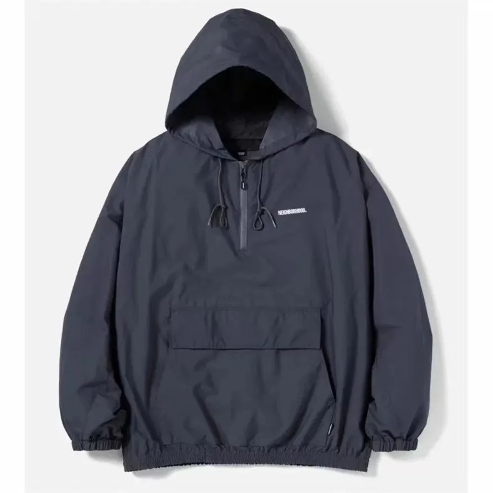 Trendy Brand NBHD Japanese Outdoor Men Coat Windproof Functional Nylon Stand Up Collar Jacket