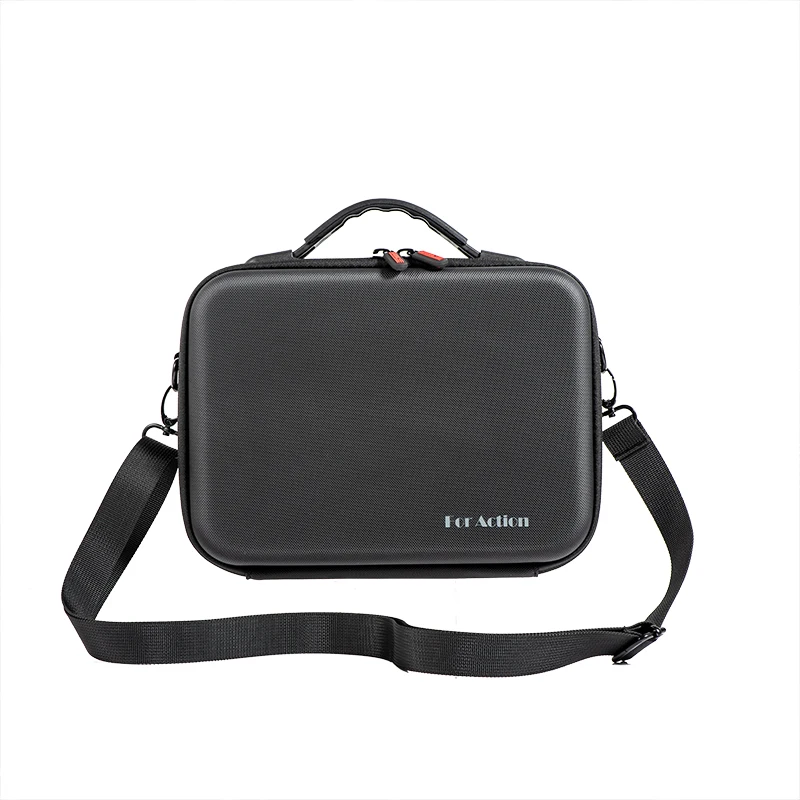 STARTRC For DJI Action 5 Pro Storage Bag PU Carrying Case Travel Shoulder Bag for Osmo Action 5 Pro Accessories Portable Handbag