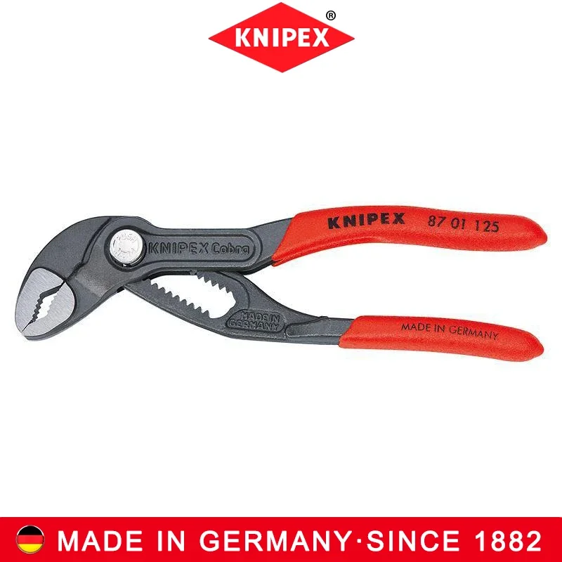 KNIPEX 87 01 125 Cobra Water Pump Pliers 5-Inch Blend Ergonomic Plier