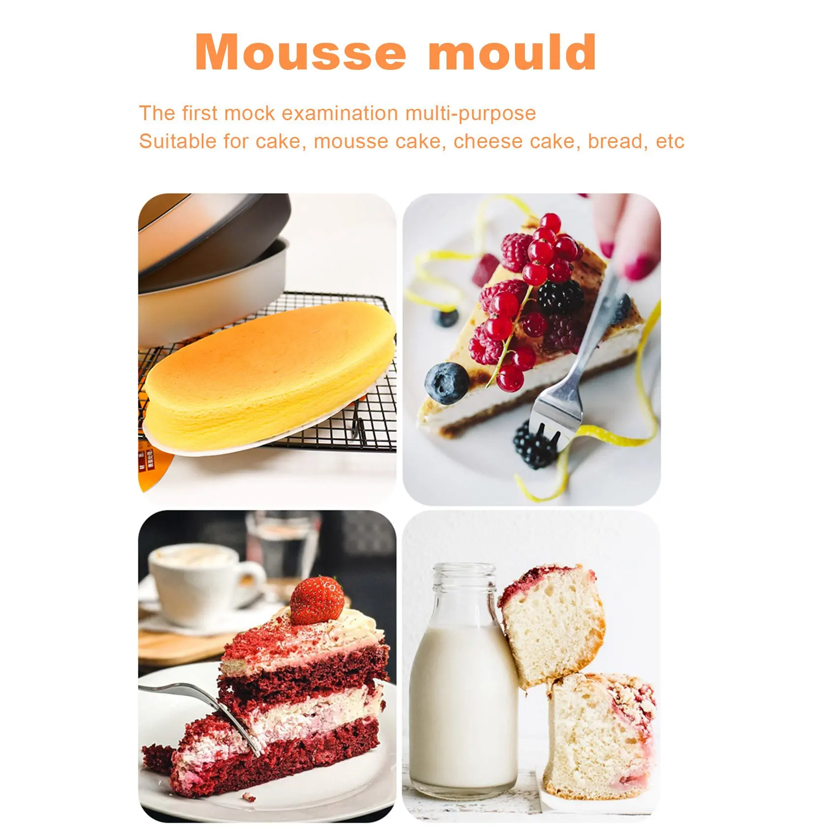 

Practical-6Pcs Oval Tartlet Molds French Dessert Mousse Fruit Pie Tart Ring Quiche Cake Mold