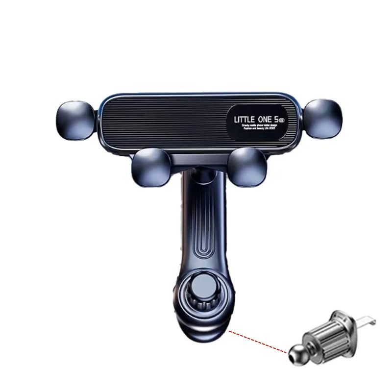 Gravity Autotelefonhalter für 4,7–7 Zoll Handy, Auto-Telefonhalterung für Lüftungsschlitze, universelle, stoßfeste GPS-Clip-Smartphone-Ständer