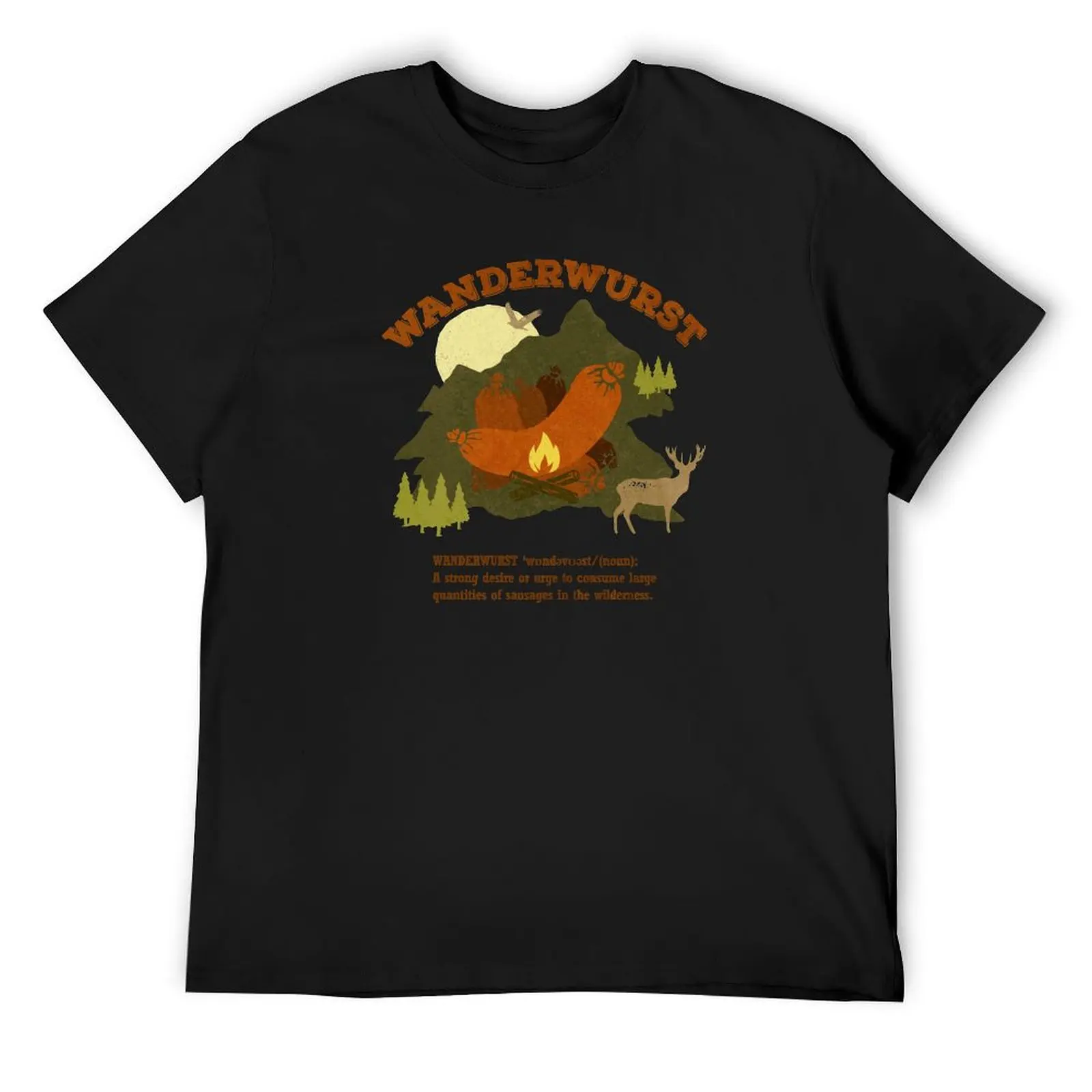 

WanderWurst T-Shirt quick-drying blue archive plain quick drying fruit of the loom mens t shirts