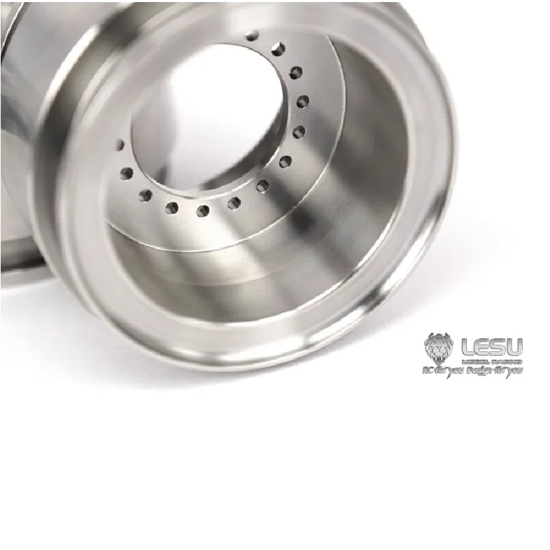 LESU 1/16 L574 Lader Baufahrzeug RD-2003 Edelstahl Metallradnabe LKW DIY Zubehör Spielzeug – Detail 6