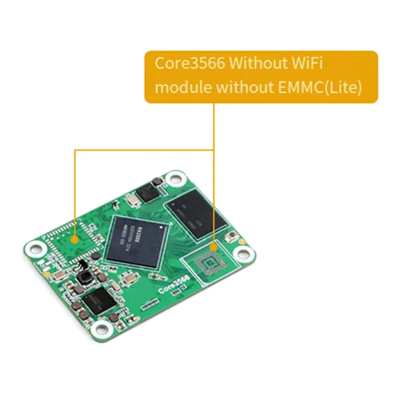 

Модуль Core3566, четырехъядерный процессор Rockchip RK3566, для Raspberry Pi CM4, 2 ГБ