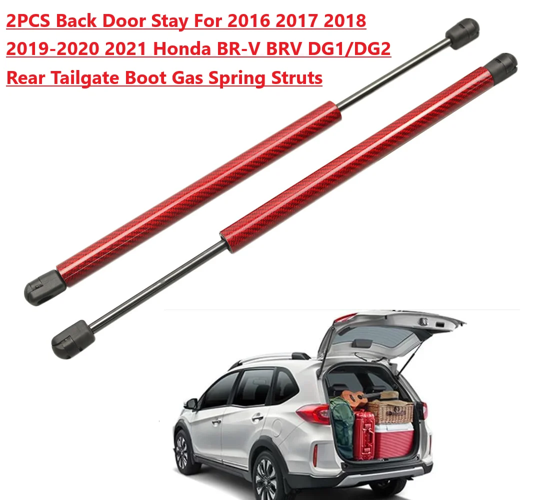 2PCS Back Door Stay For 2016 2017 2018-2020 2021 Honda BR-V BRV DG1/DG2 Rear Tailgate Boot Gas Spring Struts Prop Lift Support