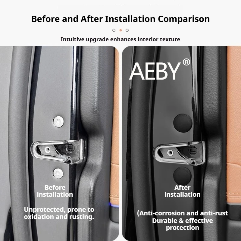 AEBY ل BYD Sealion 7 2024 مكافحة الغبار غطاء برغي الباب ABS البلاستيك لوحة الكسوة كليب قبعات مجموعة ، اكسسوارات السيارات التصميم الداخلي