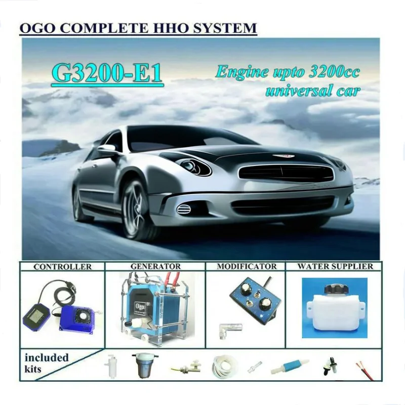 OGO Полная система HHO G3200-E1 Smart PWM MAP/MAF UPTO 3200CC Универсальные автомобили OGO Полная система HHO G3200-E1 Smart PWM MAP/MAF UPTO 3200CC Универсальные автомобили