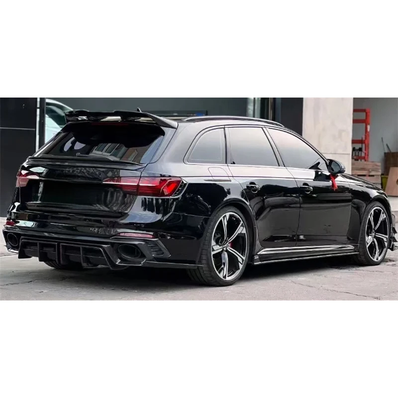 

High Quality Real Carbon Fiber Tail Wing Rear Trunk Lip Spoiler Kit For RS4 2021 2022 2023 2024