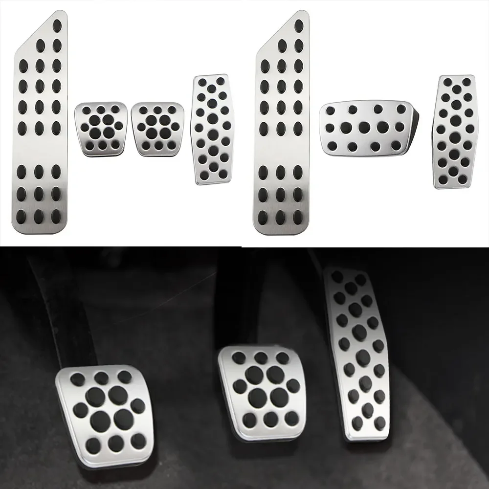 Car Aluminum Pedal Cover for Chevrolet Cruze for Opel Astra J Insignia Vauxhall Malibu XL Equinox Mokka Non‑Slip Foot Pedals