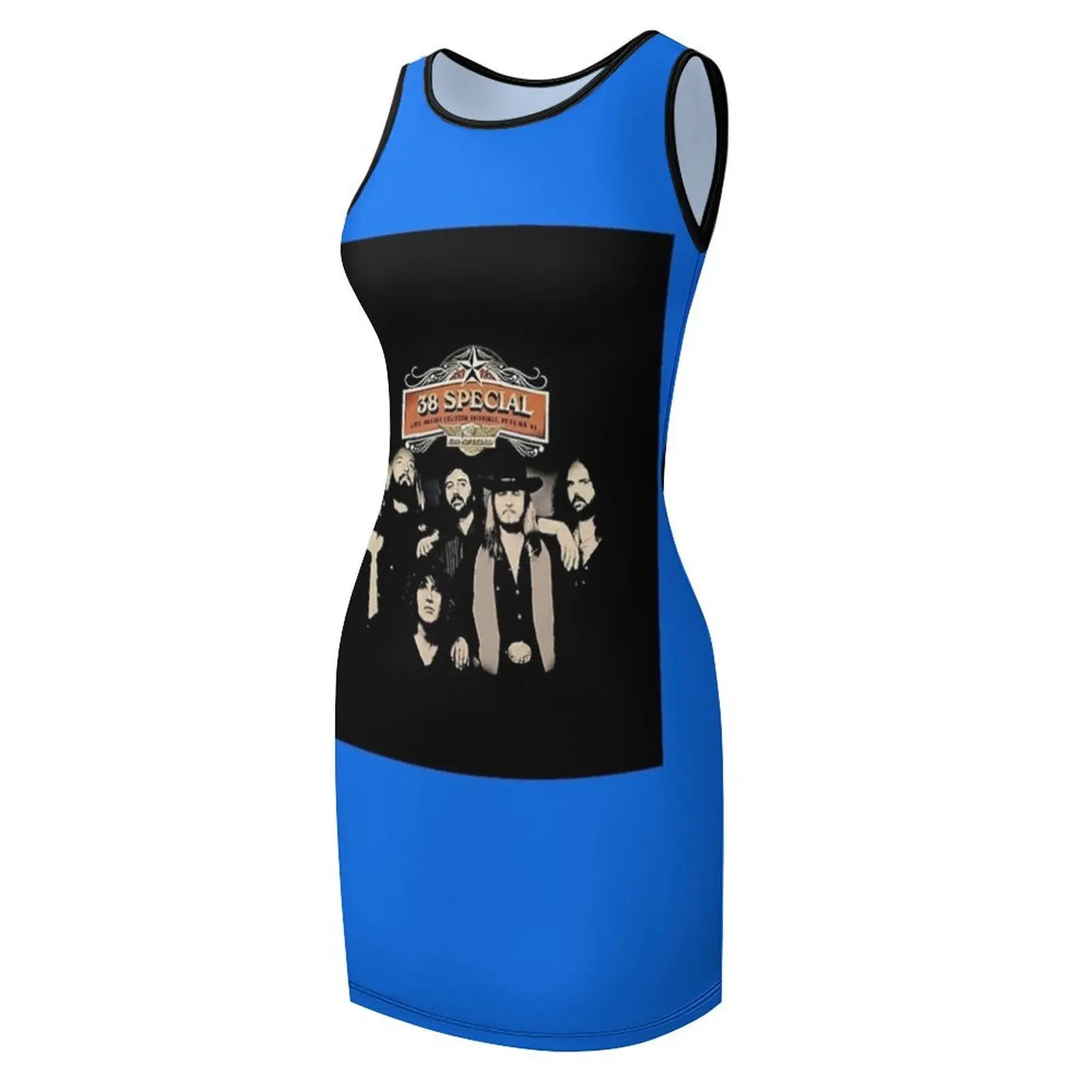 best seller tour 38 Special rock band Graphic T-Shirt Sleeveless Sundress elegant women's sets evening dresses women