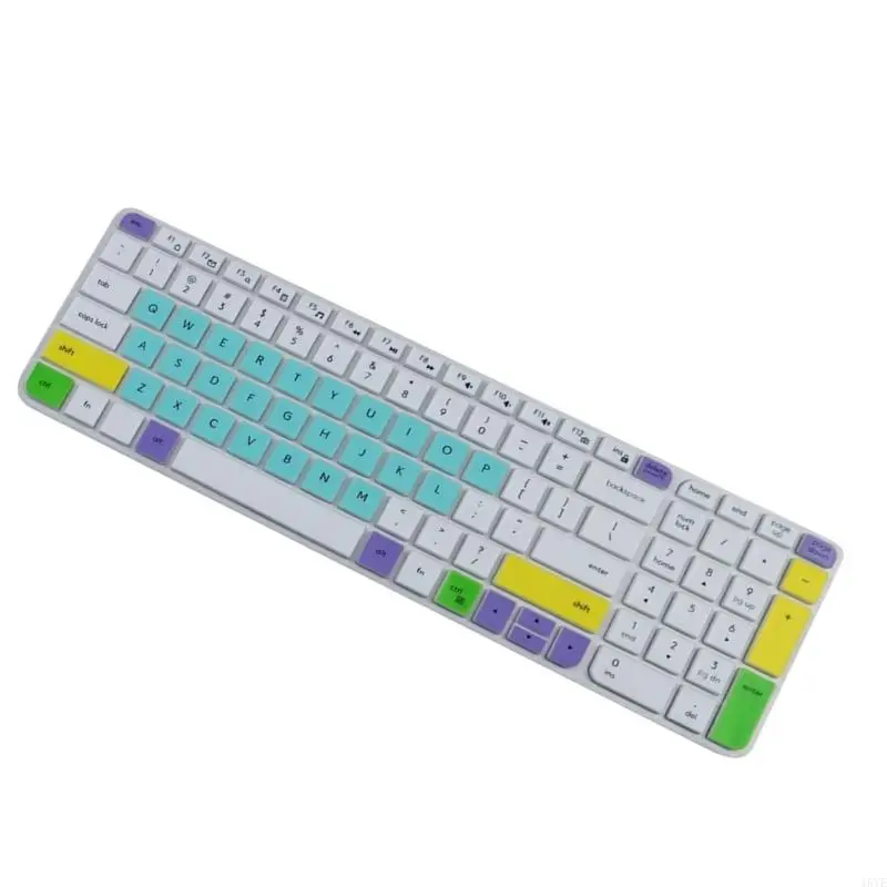  Keyboard Cover for K580/K585/K470/MK470 Wireless Ergonomic Keyboard Waterproof Silicone Keyboard Protectors Skin