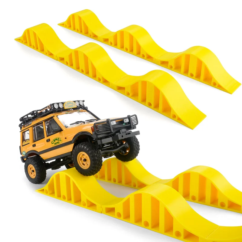Modello di telecomando RC mini auto 1:24 1:18 Pista da arrampicata simulazione ponte a forma d'onda scena ostacolo pendenza ripido 418*33*43mm