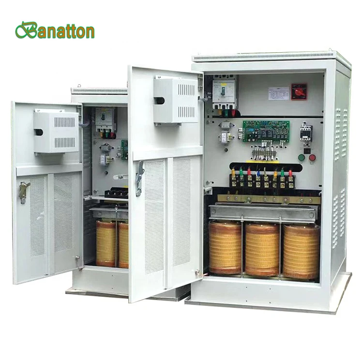 Banatton 150/180/200/225/250KVA Three Phase Industrial Voltage Regulator