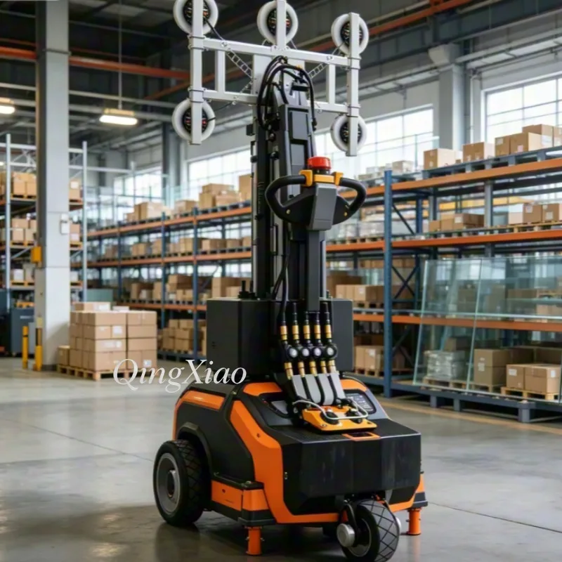 FOB Industrial Transportation Vacuum Glass Lifter Machine 6 Suction Pads Industrial Robotic Window Glazing Equipment Supplier