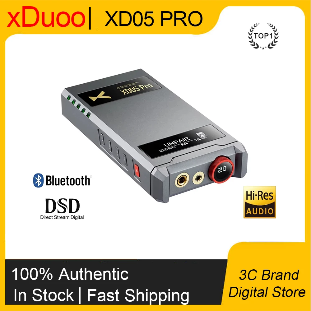 XDuoo XD05 Pro/XD-05 Флагманский ЦАП ES9039SPRO Декодер USB Bluetooth Усилитель для наушников Портативный ключ DSD512 4,4 Полностью балансный