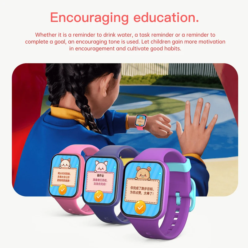 جديد للأطفال ساعة ذكية مراقبة صحة الطفل Smartwatch بنين بنات هدية رسالة تذكير الرياضة المنبه سوار ساعة