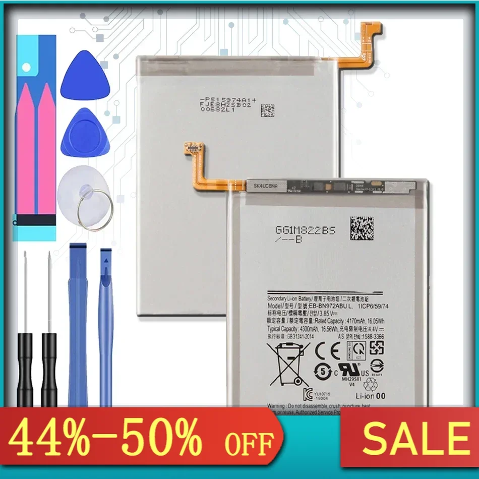 

Аккумуляторы для мобильных телефонов EB-BN972ABU 4300 мАч для Samsung Galaxy Note 10+ Note 10 Plus SM-N975F SM-N975DS Портативный аккумулятор