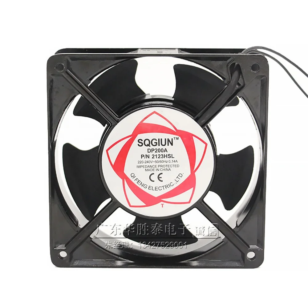 Nieuwe Originele Dp200a P / N 2123hsl 220V 0.14a 12Cm 120X120X38Mm Industriële Behuizing Koelventilator