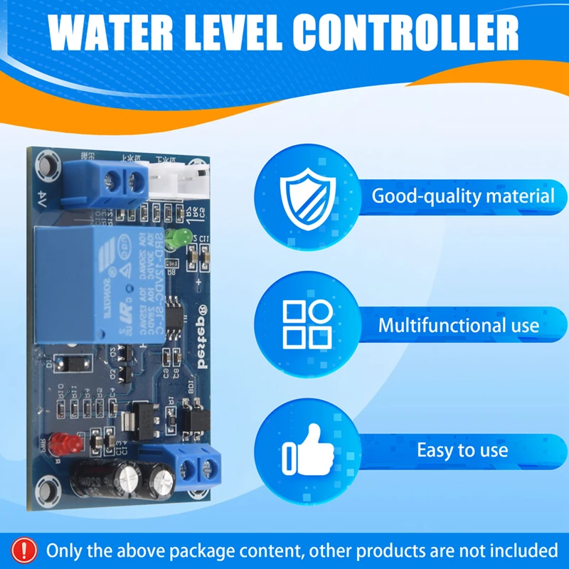 ABGI-Xh-M203 Modulo interruttore pompa regolatore livello acqua completamente automatico Sensori relè AC/DC 12V