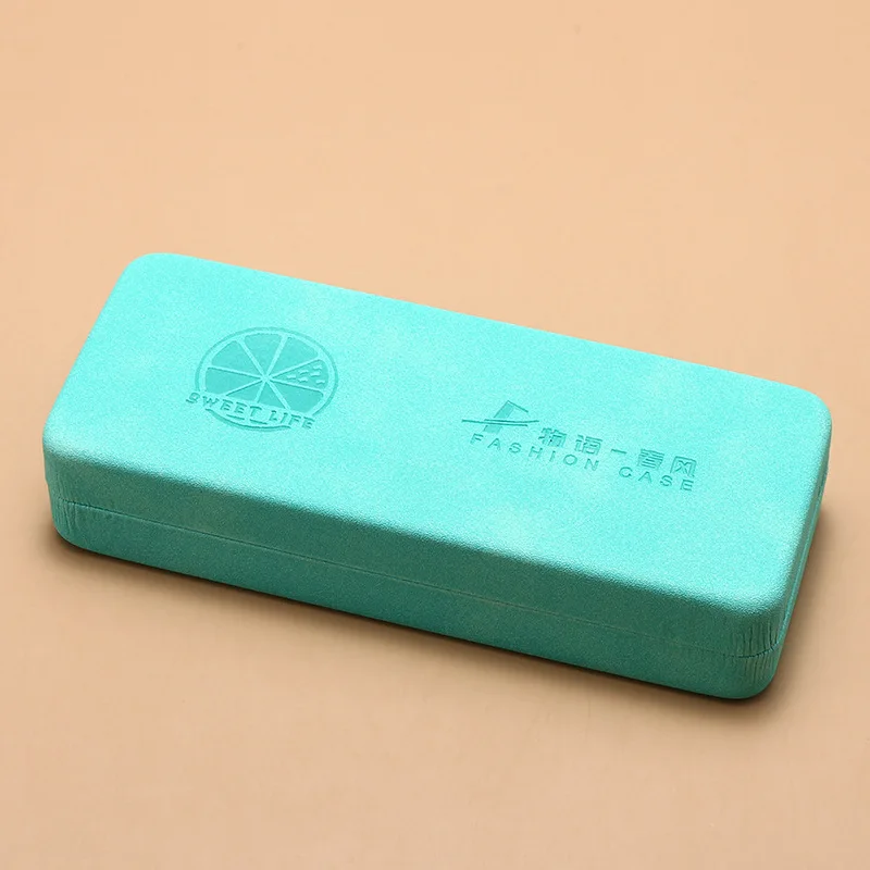 Fashionable square, simple printed sunglasses storage case, portable and pressure-resistant hard shell glasses case - view 5