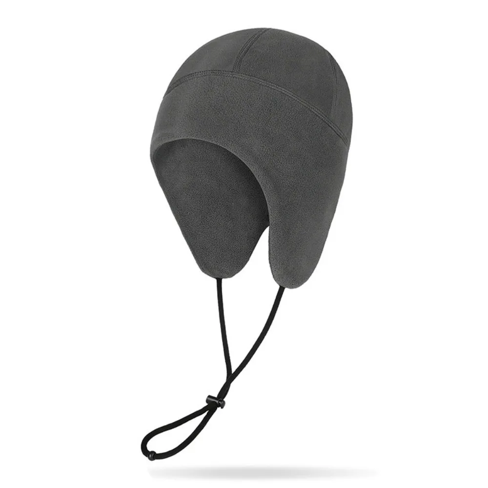 

Bonnet Style Winter Fleece Caps Earflap Protection Cycling Headwear Beanie Cap Warm Ear Protection Hat Women Man