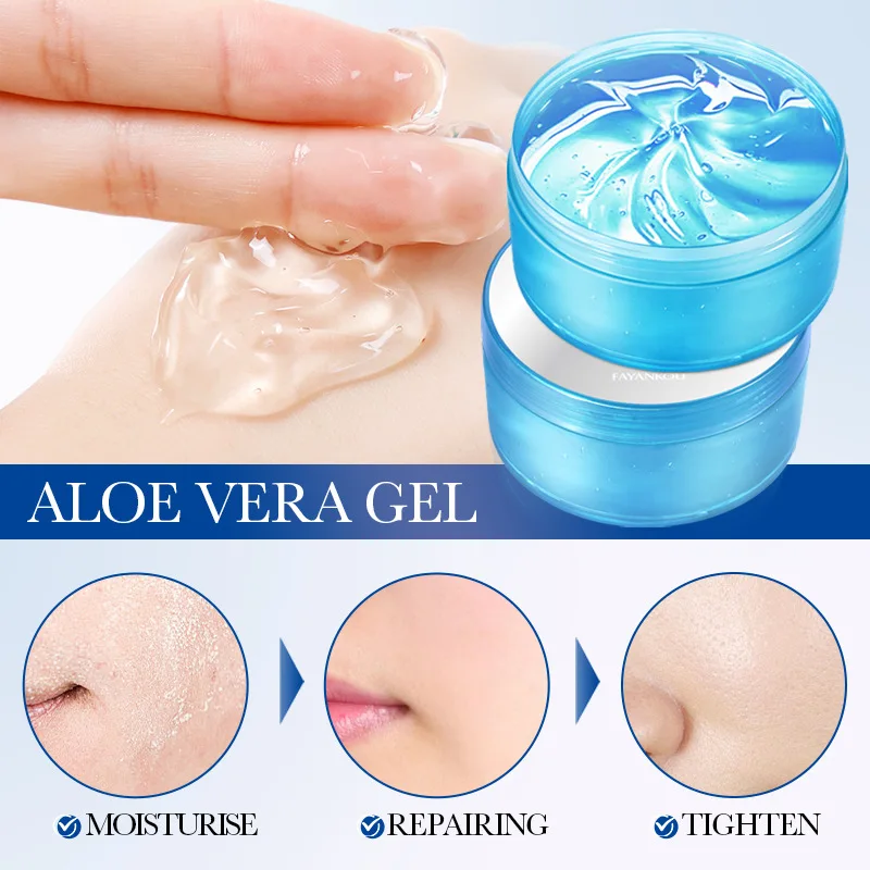 220g Collagen Aloe Gel Creams Face Cream Moisturizing Skin Firming Repairing Nourishing Hydrating Face Skin Care Products