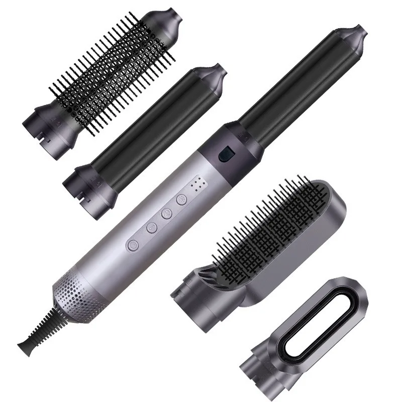 Bestseller Five-in-one Multi-functional Hot Air Comb Set Curling Iron  Hair Straightener  Dual-purpose Hair Dryer