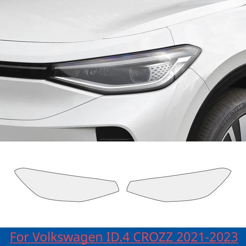 Per Volkswagen ID.4 X ID.3 ID.6 crzz 2021-2023 faro esterno per auto pellicola protettiva in TPU accessori per la riparazione antigraffio