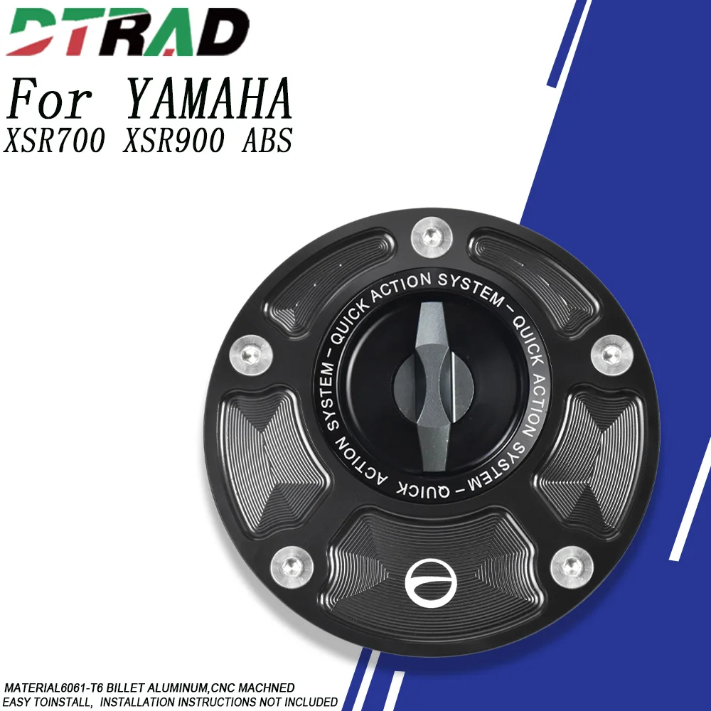 For YAMAHA XSR700 XSR900 ABS FJR1300 SUPER TENERE/XT1200ZE Motorcycle Quick Release Fuel Tank Cap Aluminum Keyless Oil Gas Cap