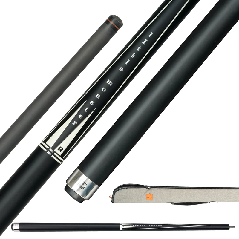 

Little Monster Carbon Cue 12.4mm Tip 147cm Length Carbon Fiber Shaft 1/2 Split Cue Uniloc Joint Technology Butt Pool Cue Stick