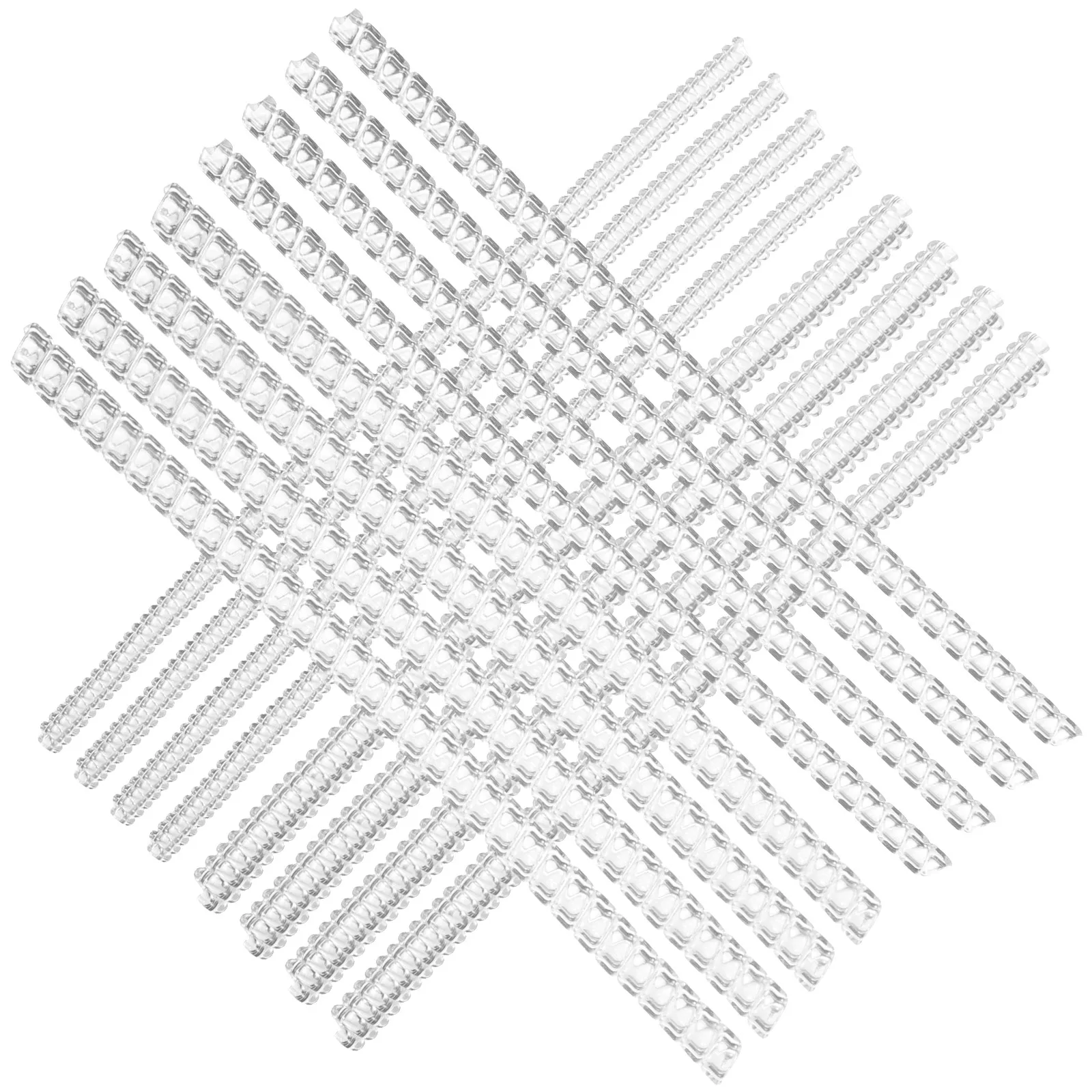 

16pcs Ring Protectors Transparent Silicone Resizing Tools for Loose Rings Adjusters Comfortable Invisible Fits Various Sizes