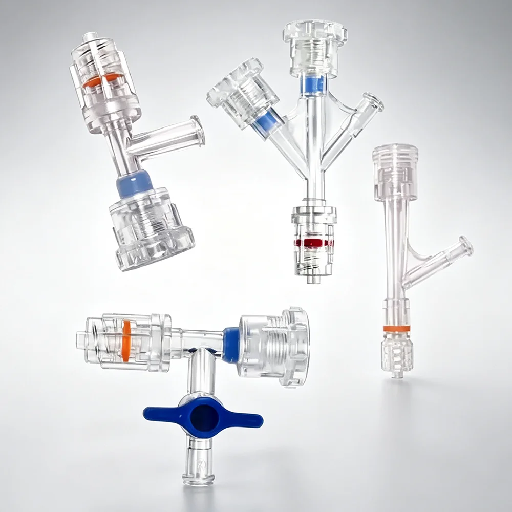 10PCS High Pressure 3-Way Luer Lock Stopcock Valve For Medical Syring