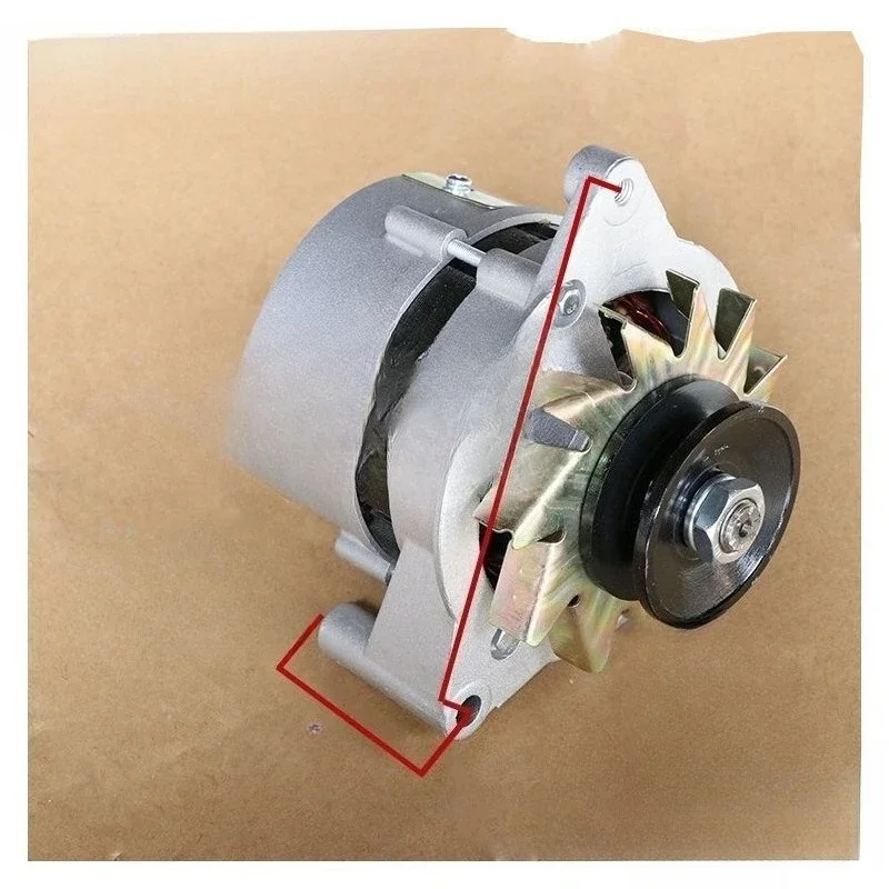 Agricultural vehicle four-wheel tractor, permanent magnet single head and double head, dual-purpose AC and DC charging