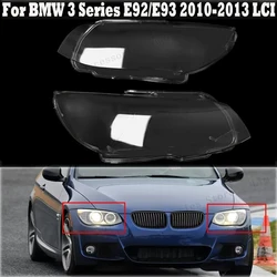 For BMW 3 Series E92 E93 Coupe Convertible 2010-2013 LCI Facelifted Model Replacement Headlight Lamp Shell Cover Lens