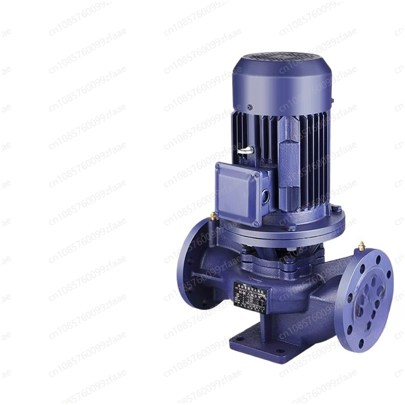 Vertical pipeline centrifugal pump 380V/220V dual voltage, hot water circulation booster pump