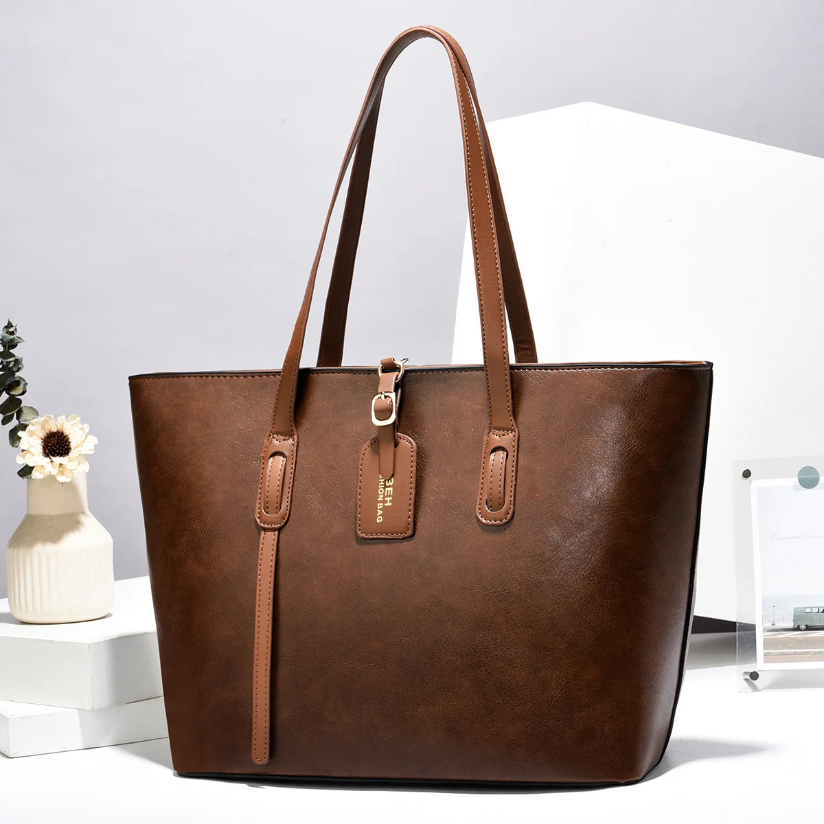 

Vintage Women's Bag Summer Black Handbag Large Capacity Shoulder Bag Commuter Woman Casual Tote Bags Women Handbags bolsa