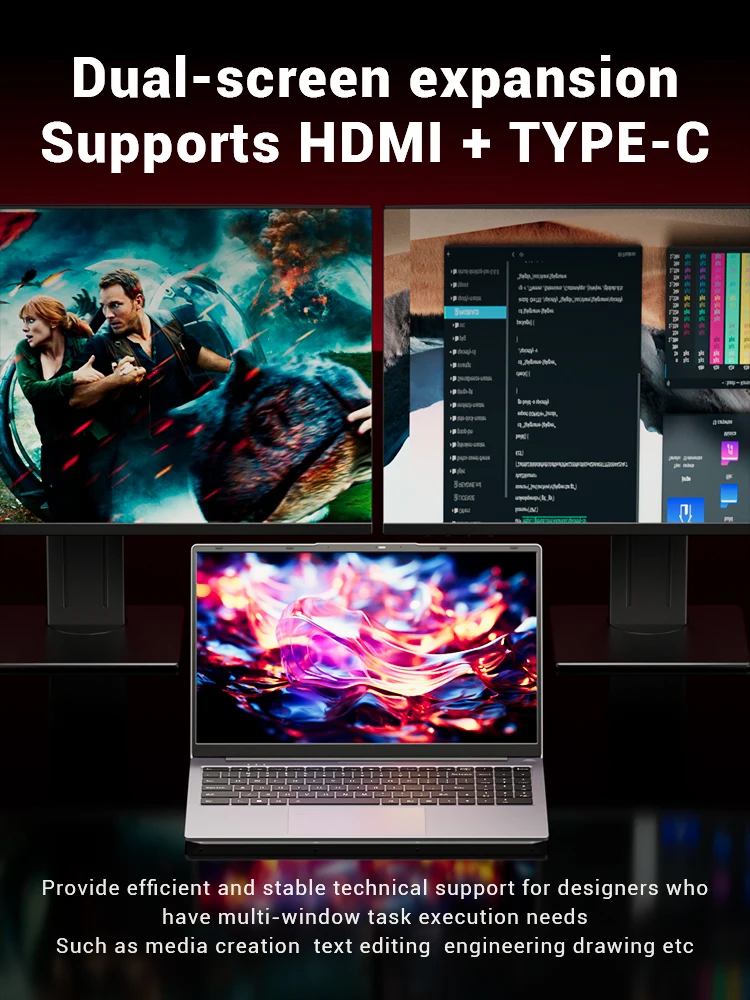 ไฟร์แบท AS1 แล็ปท็อปเอเอ็มดี ไรซ์นี่ย์ 5 7430u ซีพียู 15.6 นิ้ว 16GB RAM 512GB SSD น้ำหนักเบาคอมพิวเตอร์ธุรกิจโน้ตบุ๊ค Windows BT5.2 WiFi6