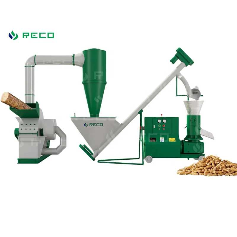 Home Use Straw Fuel Bois Maschin Presse Pelet Mini Pelletizer Maker Press Sawdust Biomass Wood Pellet Making Mill Machine