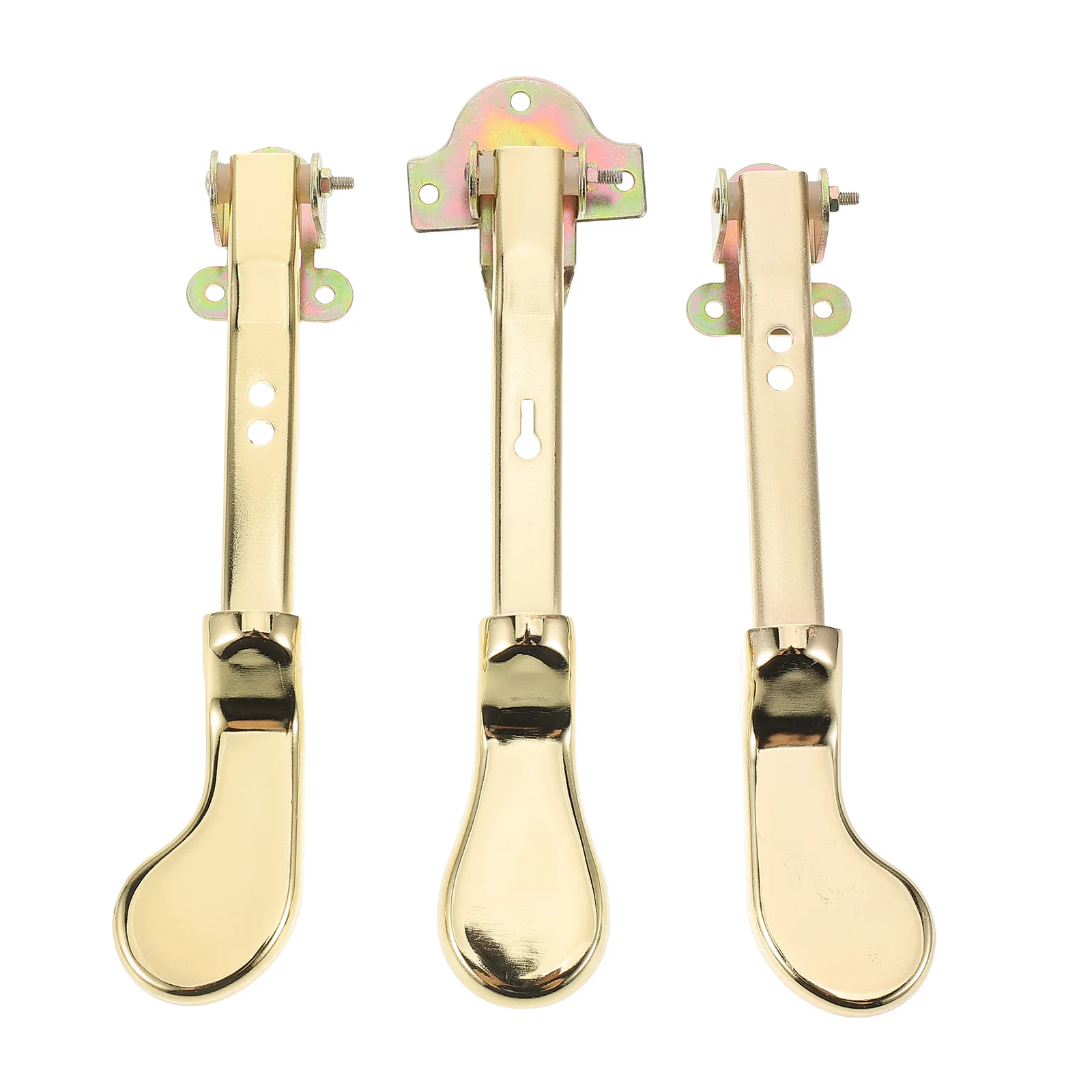 

3Pcs Piano Sustain Pedal Upright Metal Foot Control Dual Hole Design for Keyboard Universal Replacement Part Nonslip Damper