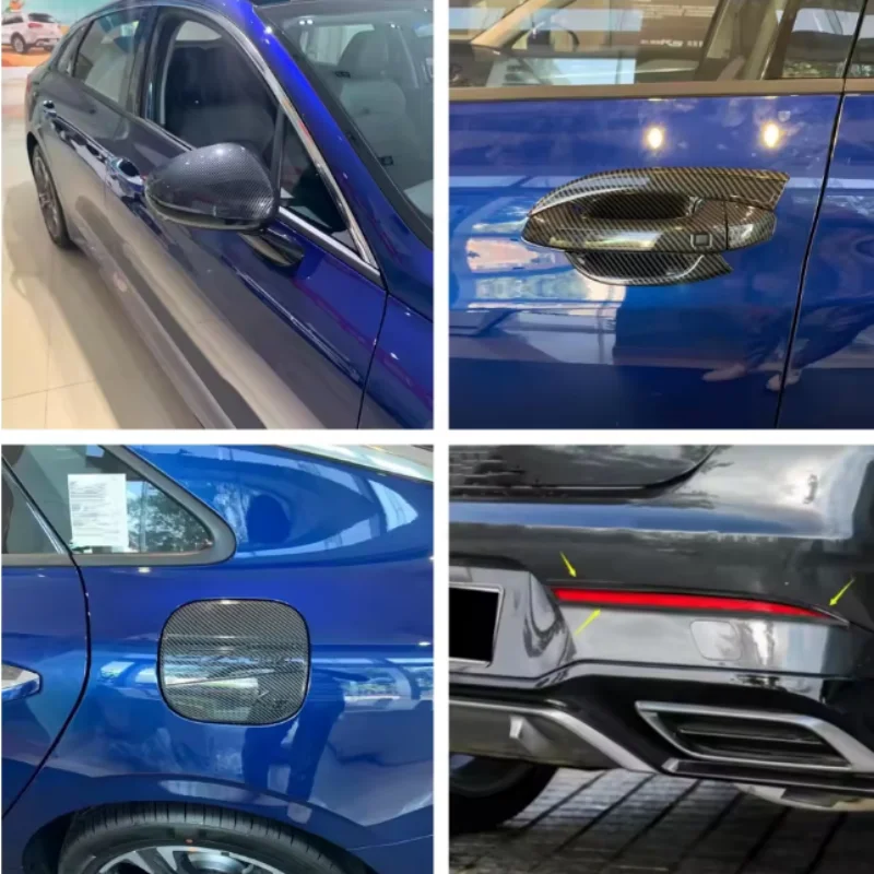 For KIA Optima K5 2020-2024 ABS rear fog light/rear view mirror/fuel tank cover/handle door bowl decorative accessories