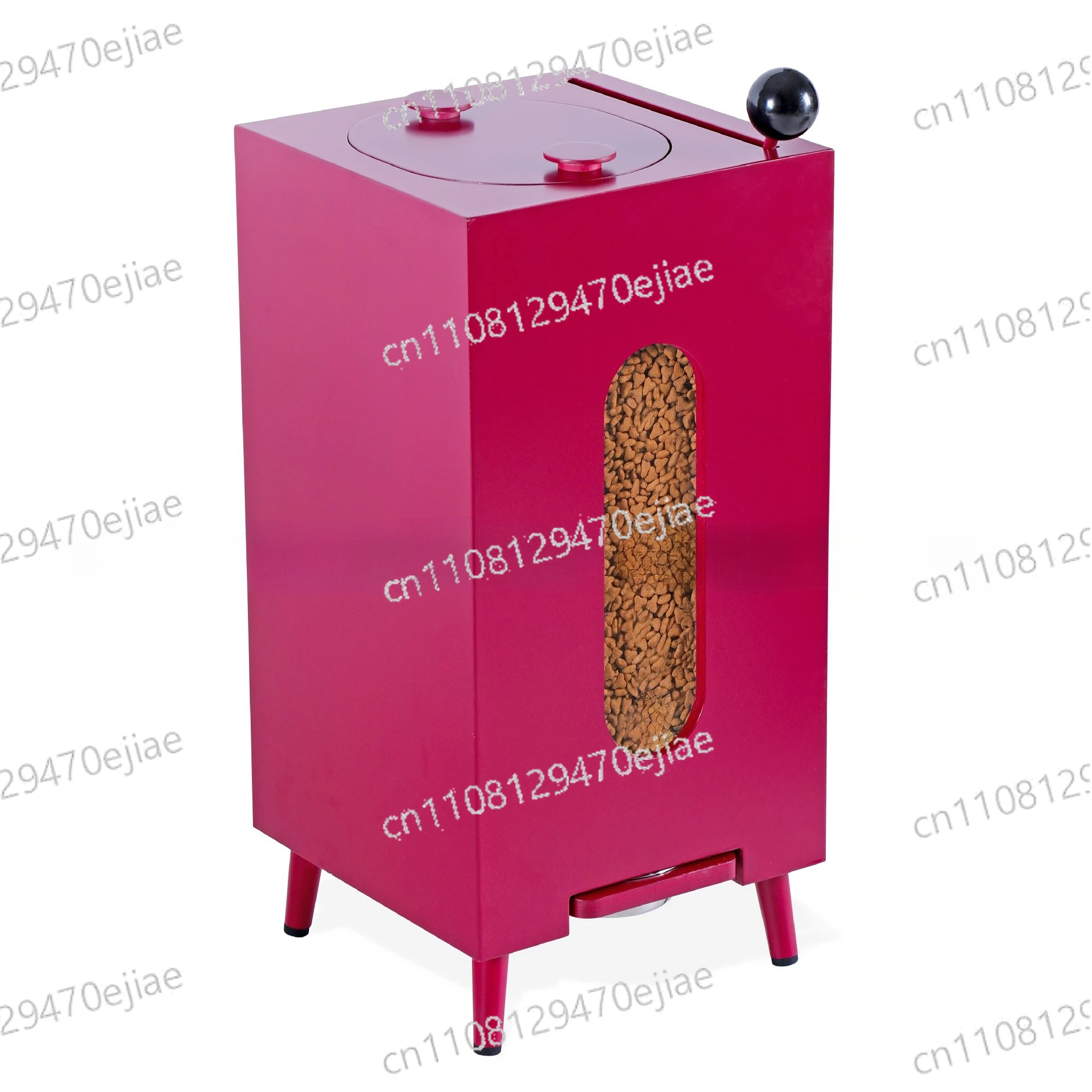 

Герметичный влагонепроницаемый контейнер для хранения зерна в ретро-стиле, высококачественный, под дерево, для зерна и корма для кошек