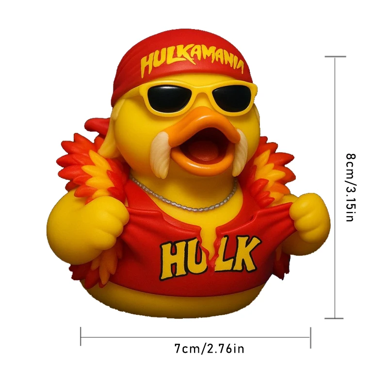 Giant Hulk Rubber Duck Superhero Bath Toy for Kids/Adults Funny Collectible Decor