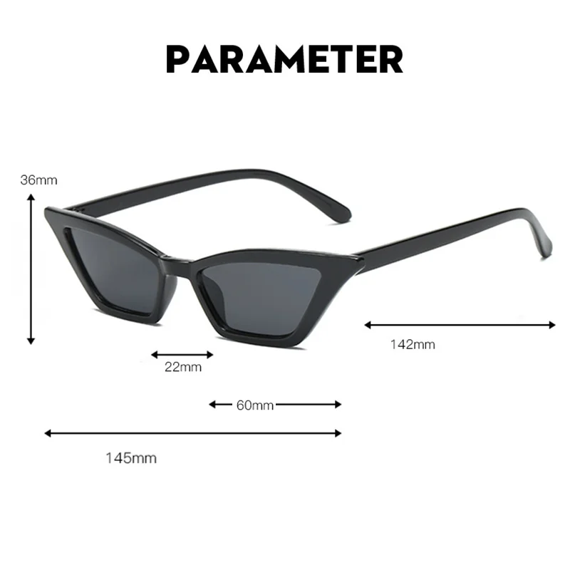 النظارات الشمسية الرجال النساء ضوء Cateye موضة العلامة التجارية الفاخرة مصمم ريترو مثير في الهواء الطلق حفلة دائم gafas دي سول النظارات اليومية Y2K #2