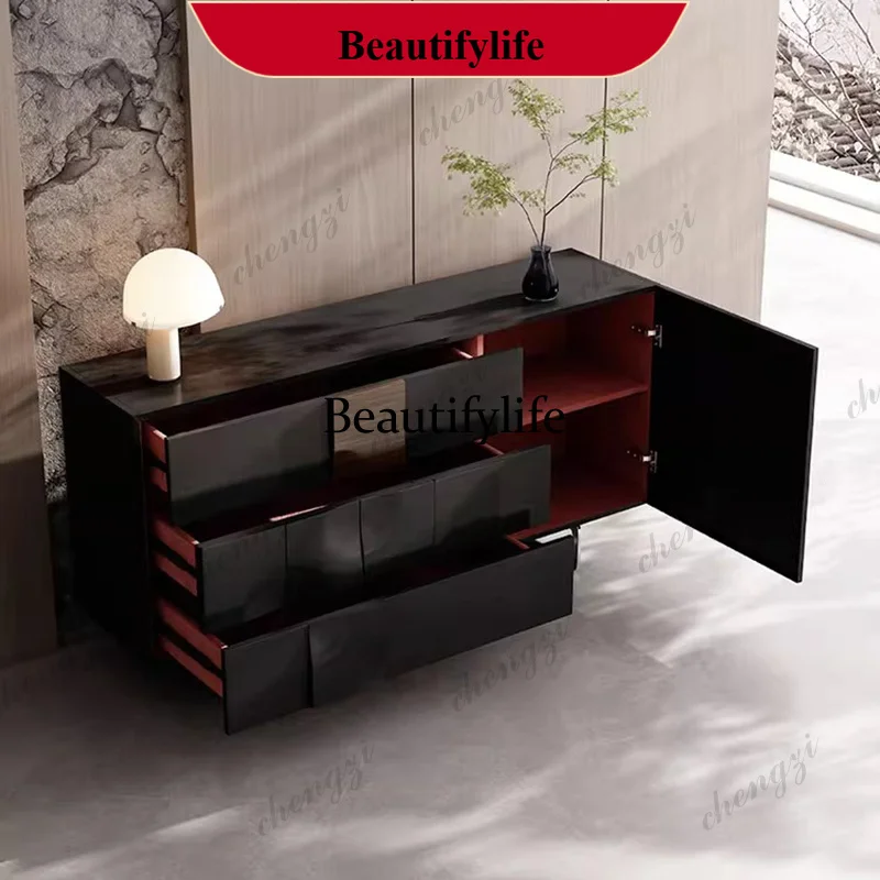 

YL Italian Minimalist Sideboards Nordic Luxurious High-end Villa Living Room Cabinet Entrance Display Cabinet Home Furniture