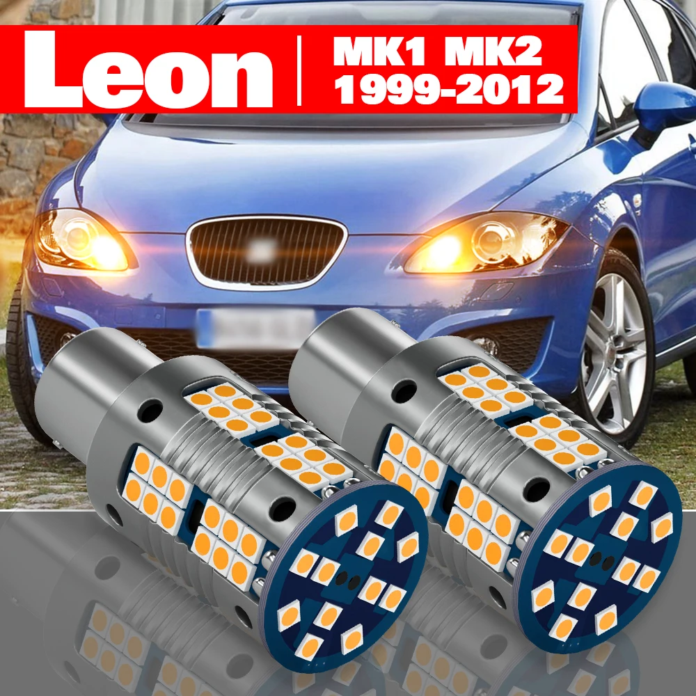 

For Seat Leon MK1 1M MK2 1P 1999-2012 2pcs LED Turn Signal Light Accessories 2002 2003 2004 2005 2006 2007 2008 2009 2010 2011