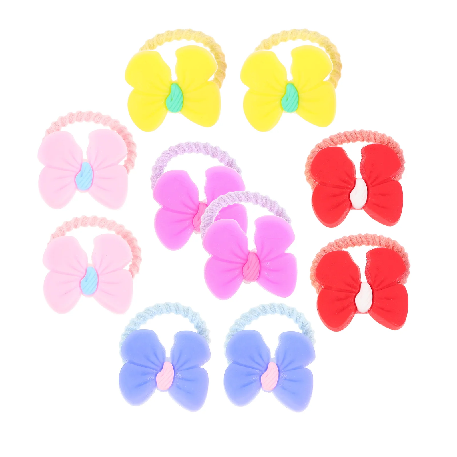 

10 Pcs Dogs Hair Clip Grooming Bowknot、 Bows for Small Long Haired Plastic Toddler